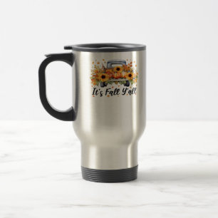 It’s Fall Y’all Pumpkin Autumn Tree Hello Fall Wom Travel Mug