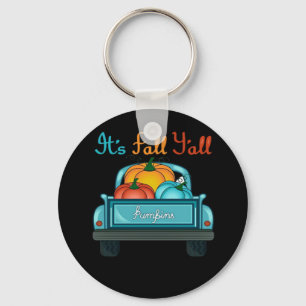 It’s Fall Y’all Pumpkin Cool Unique Key Ring