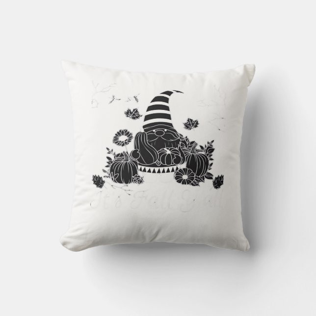 It’s Fall Y’all Pumpkin Gnome Autumn Tree Hello Fa Cushion (Front)