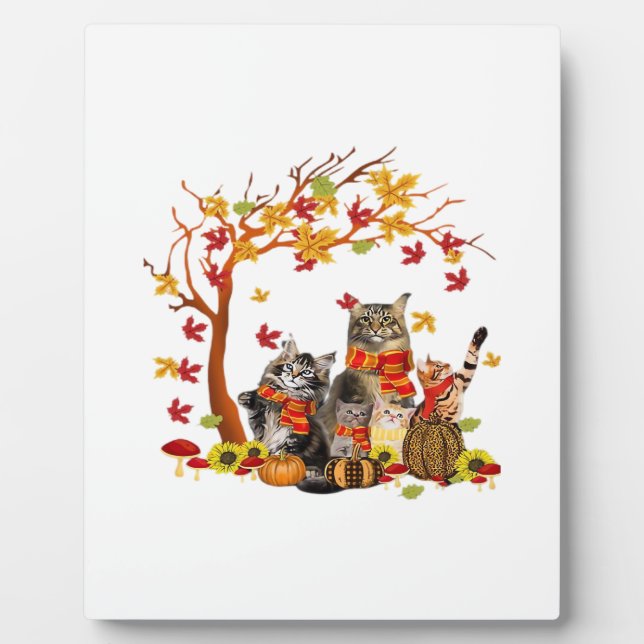 It’s Fall Y’all Pumpkin Lover Halloween Thanksgivi Plaque (Front)