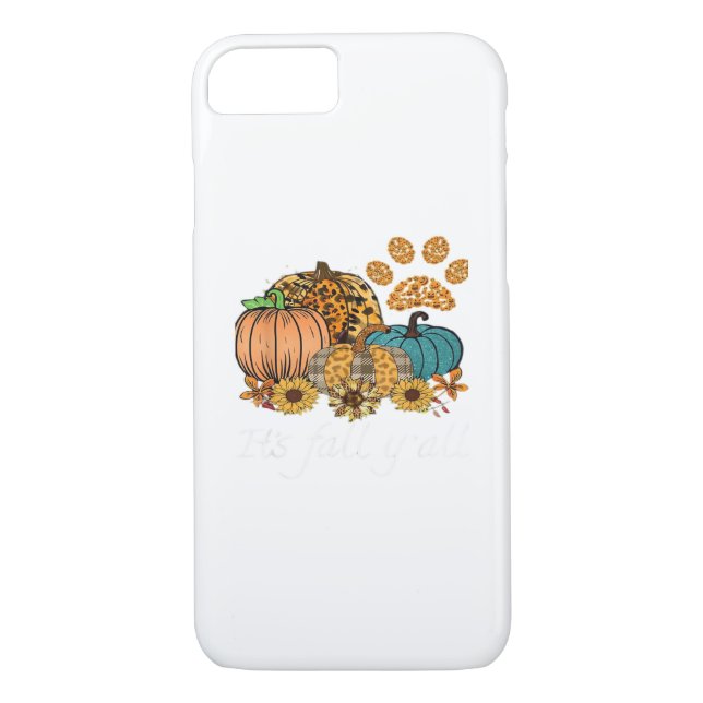 It’s Fall Y’all Pumpkin Minimal Clean Case-Mate iPhone Case (Back)