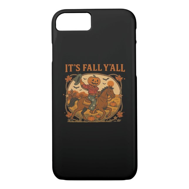 It’s Fall Y’all Pumpkin Minimal Clean Case-Mate iPhone Case (Back)