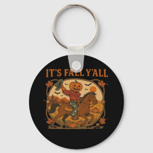 It’s Fall Y’all Pumpkin Minimal Clean Key Ring