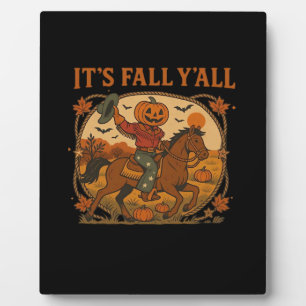 It’s Fall Y’all Pumpkin Minimal Clean Look Plaque