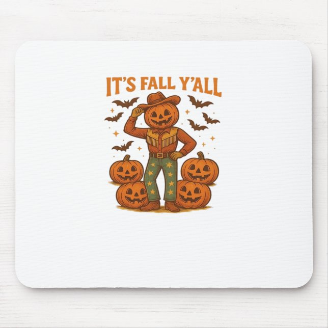 It’s Fall Y’all Pumpkin Mouse Mat (Front)