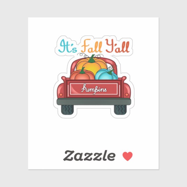 It’s Fall Y’all Pumpkin Red (Sheet)