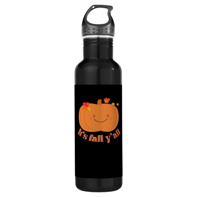It’s Fall Y’all Pumpkin Retro Classic 710 Ml Water Bottle (Front)