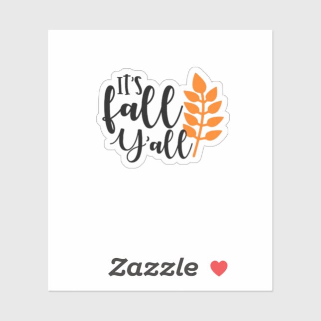 It’s Fall Y’all, Pumpkin Spice, Autumn Leaves, Hal (Sheet)