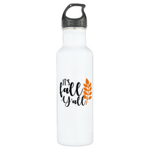 It’s Fall Y’all, Pumpkin Spice, Autumn Leaves, Hal 710 Ml Water Bottle