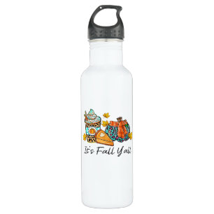 It’s Fall Y’all Pumpkin Spice Leopard Pumpkin Pie 710 Ml Water Bottle