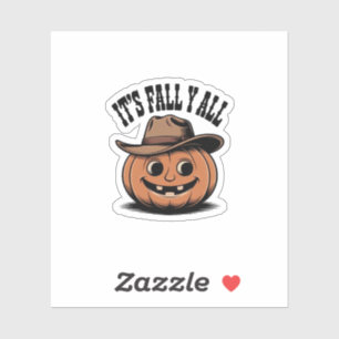 It’s Fall Y’all Pumpkin Trendy Graphic