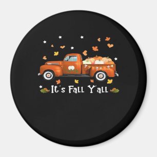 It’s Fall Y’all Pumpkins Autumn Fall Minimal Clean Magnet