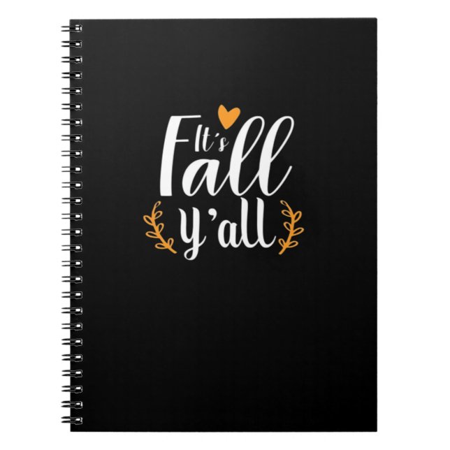 It’s Fall Y’all Pumpkins Notebook (Front)