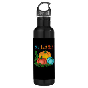It’s Fall Y’all Pumpkins Retro Graphic 710 Ml Water Bottle