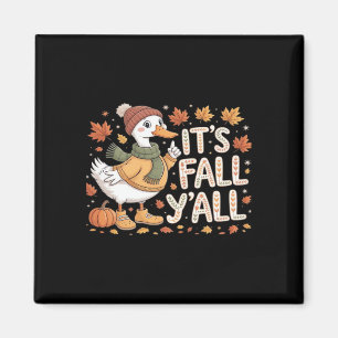 It’s Fall Y’all Retro Classic Magnet