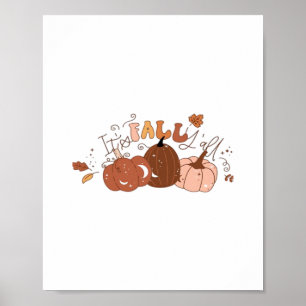 It’s Fall Y’all Retro Classic Poster