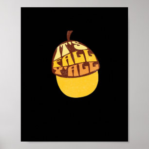 It’s Fall Y’all Retro Classic Poster