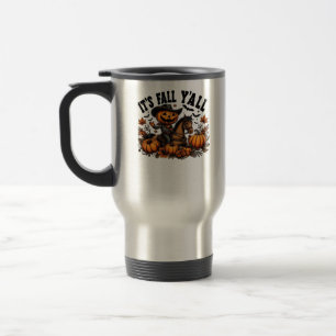 It’s Fall Y’all Retro Halloween Travel Mug