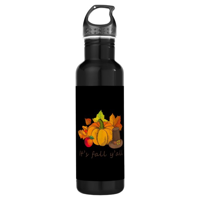 It’s Fall Y’all Retro Style 710 Ml Water Bottle (Front)