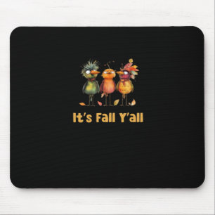 It’s Fall Y’all Rustic Minimal Clean Mouse Mat