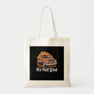 It’s Fall Y’all Rustic Pumpkin Vintage Style Tote Bag