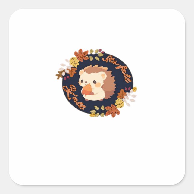 It’s Fall Y’all Simple Clean Square Sticker (Front)