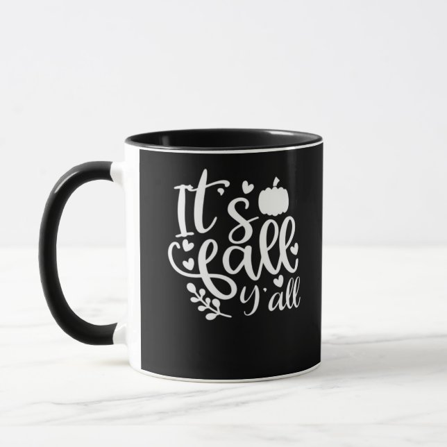 It’s Fall Y’all! Trendy Graphic Mug (Left)