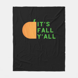 It’s Fall Y’all Vintage Style Fleece Blanket