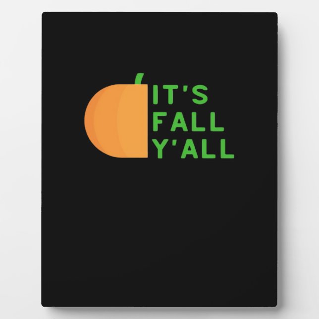 It’s Fall Y’all Vintage Style Plaque (Front)