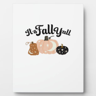 It’s Fall Y’all With Moons Beautiful Halloween Des Plaque