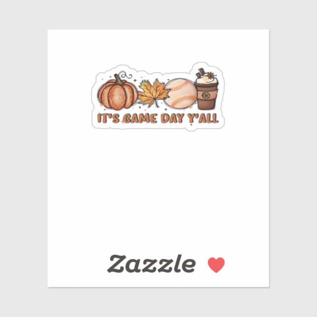 It’s Game Day Y’all, Fall Baseball (Sheet)