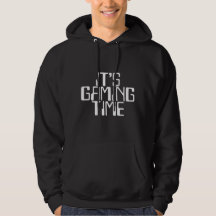 It’s Gaming Time Gamer Black Hoodie