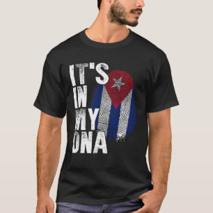 IT S IN MY DNA Cuba Flag Cuban Pride Mens Womens T-Shirt