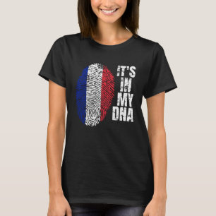 It s In My DNA French fingerprint France football T-Shirt