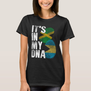 It s In My DNA Jamaican Bahamian Jamaica Bahamas F T-Shirt