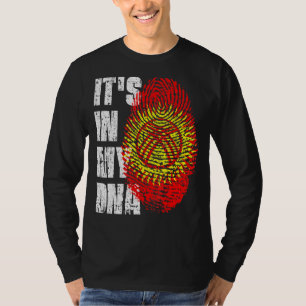 It S In My Dna Kyrgyzstan Flag Kyrgyzstani T-Shirt