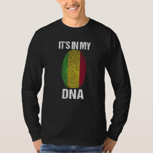 It S In My Dna Mali Flag Malian Black History Tee