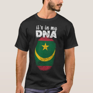It s In My DNA Mauritanian Flag Proud Mauritania M T-Shirt