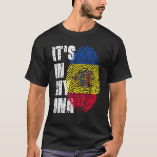 It S In My Dna Moldova Flag Moldovan T-Shirt