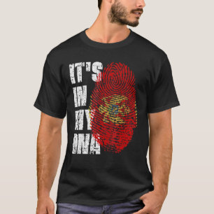 It S In My Dna Montenegro Flag Montenegrin T-Shirt