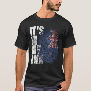 It s In My DNA New Zealand Maori Kiwi Gifts Haka F T-Shirt