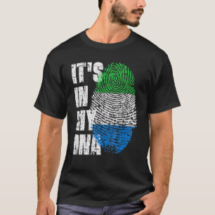 It S In My Dna Sierra Leone Flag Sierra Leonean T-Shirt