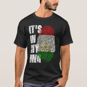 It S In My Dna Tajikistan Flag Tajikistani T-Shirt