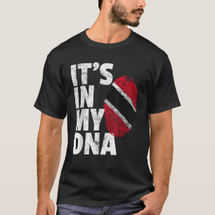 IT S IN MY DNA Trinidad and Tobago Flag Christmas T-Shirt
