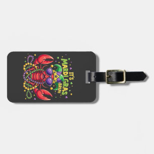 It’s Mardi Gras Bruh Funny Shrimp New Orleans Luggage Tag