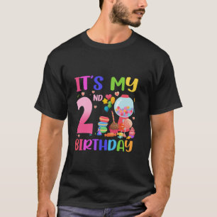 It s My 2nd Birthday Girl Candy Candyland 2 Year O T-Shirt