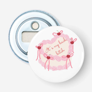 It’s My Bachelorette Coquette Cake Bridal Party Bottle Opener