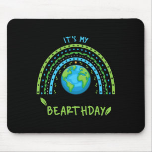 It’s My Bearthday Earth Day April 22 Birthday Part Mouse Mat
