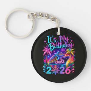 It’s My Birthday Cruise 2026 Key Ring
