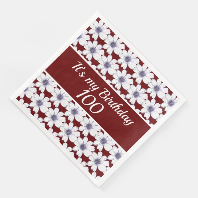 It’s my Birthday Custom Birthday Party Napkin (Corner)